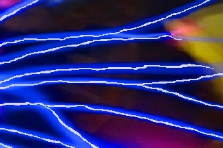"Airy" laser beams capturing an object